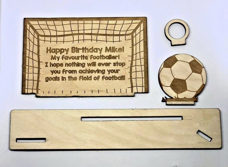 Personalised Football Money Holder