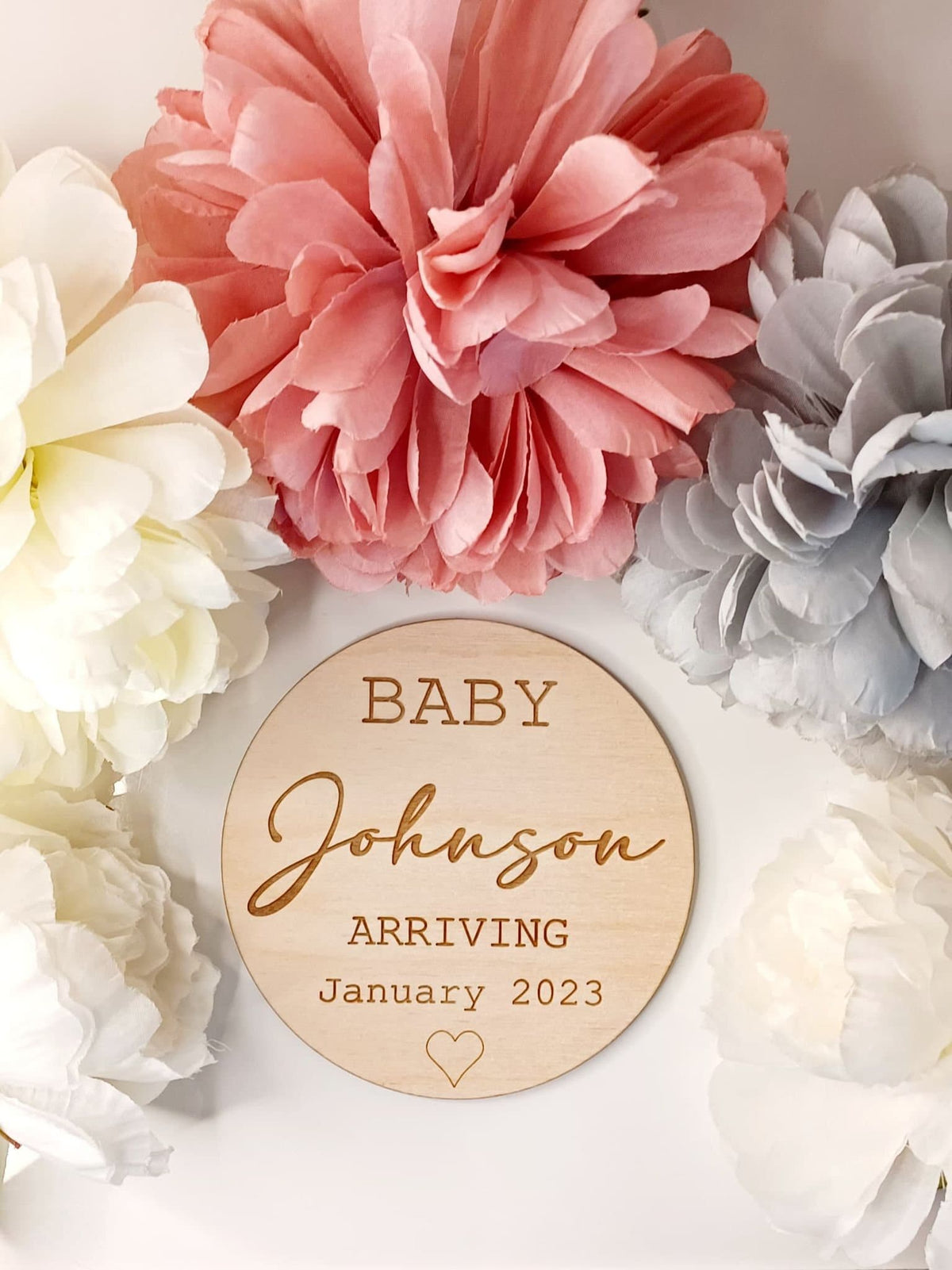 New Baby Arrival Announcement Sign