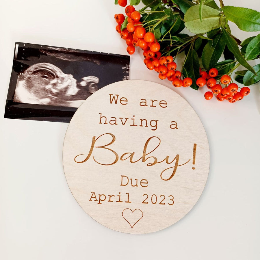 Personalised Pregnancy Announcement