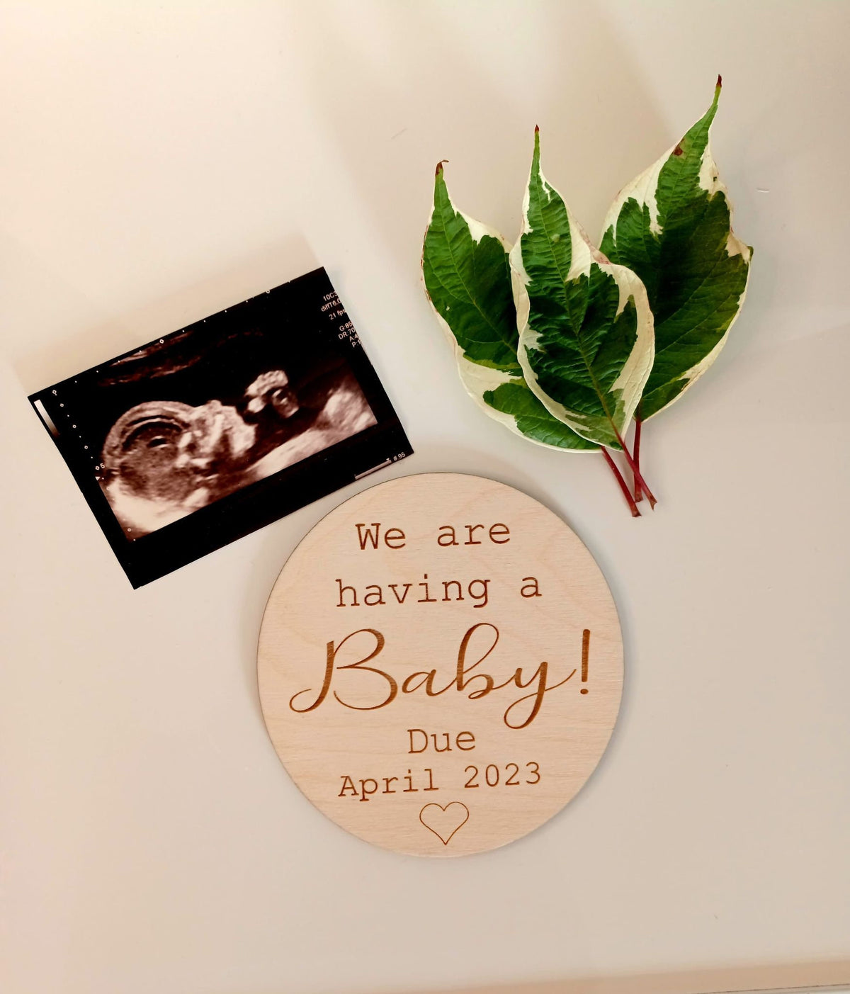 Personalised Pregnancy Announcement