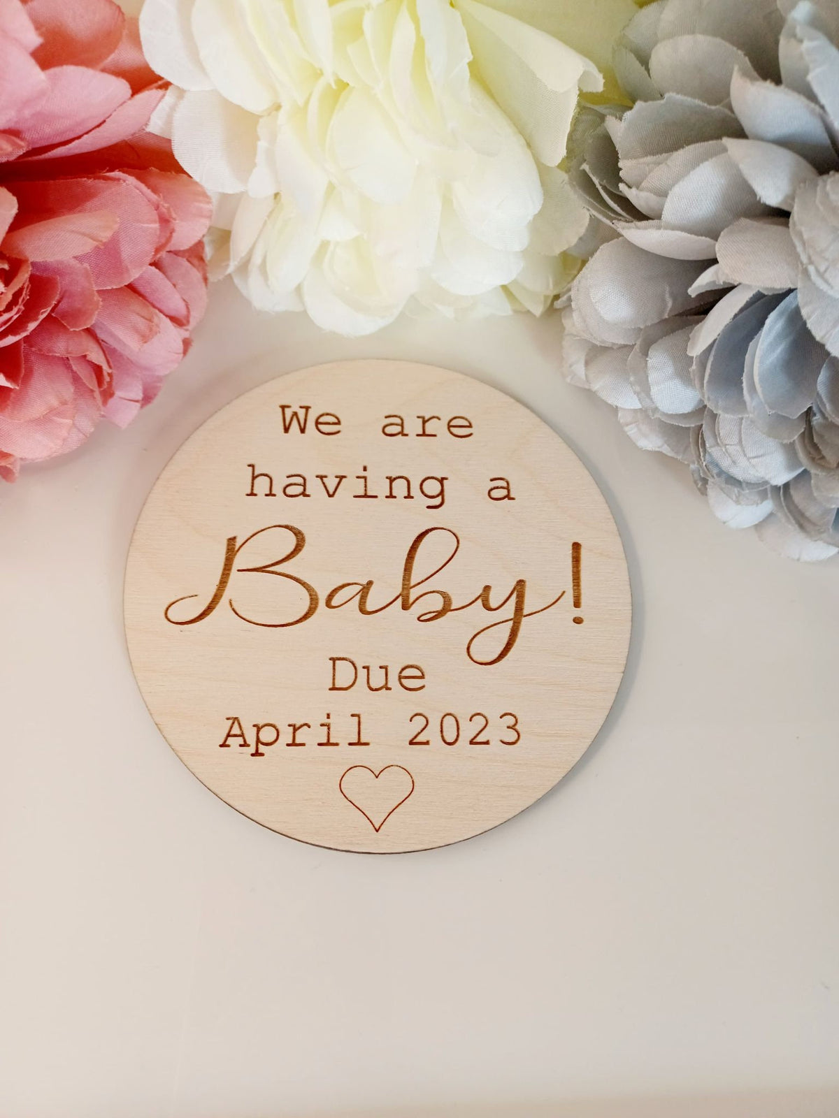 Personalised Pregnancy Announcement