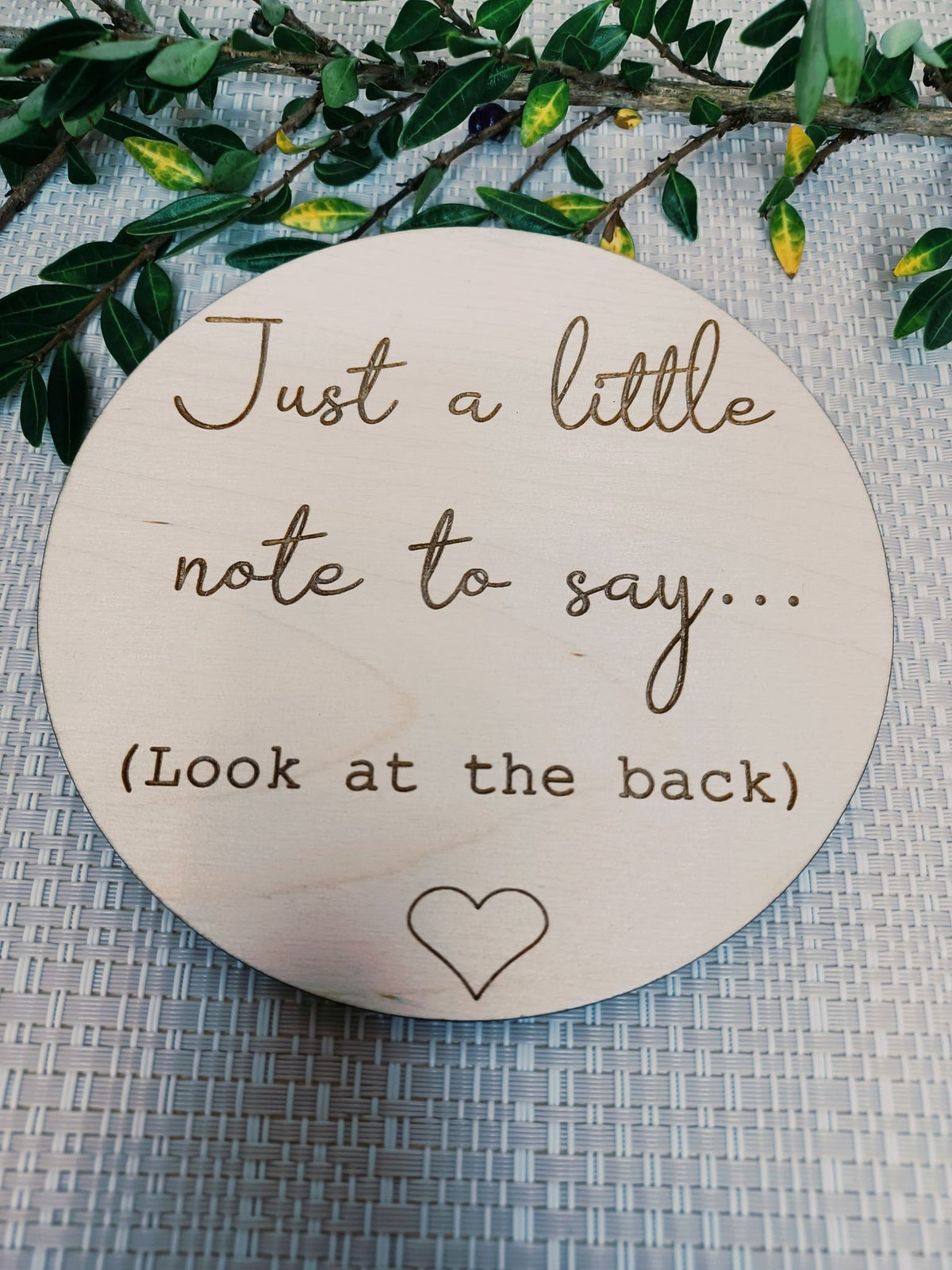 Custom Baby Coming Soon Plaque