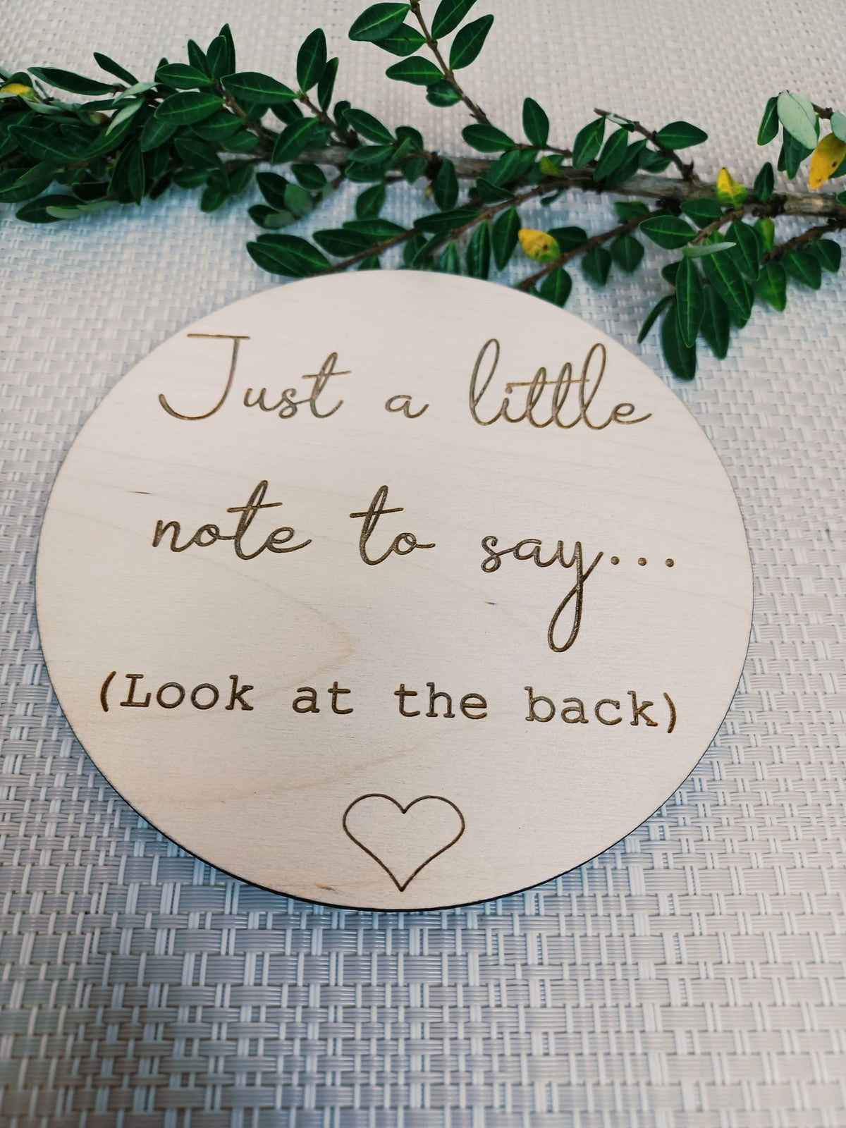 Custom Baby Coming Soon Plaque