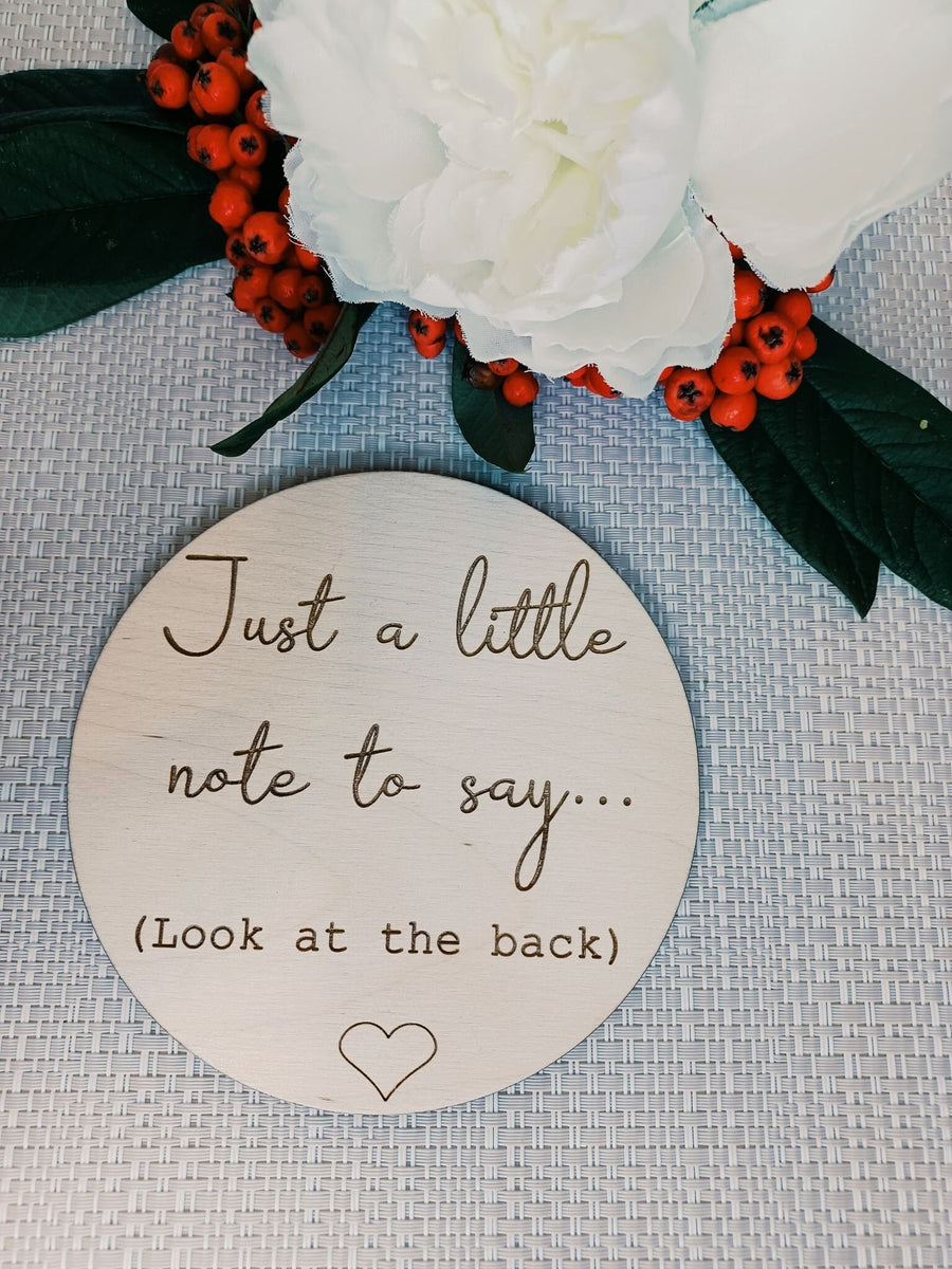 Custom Baby Coming Soon Plaque