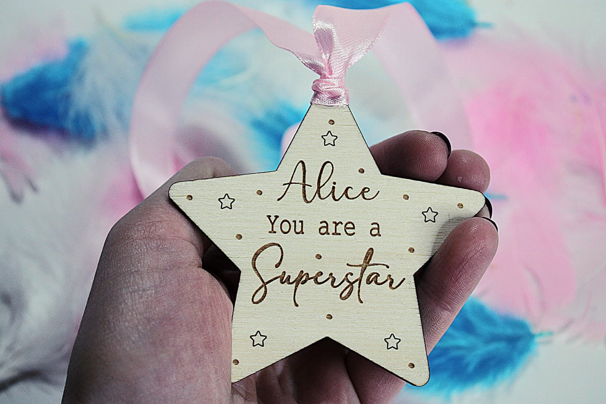 Personalised Class Name Badge 'You are a Superstar!