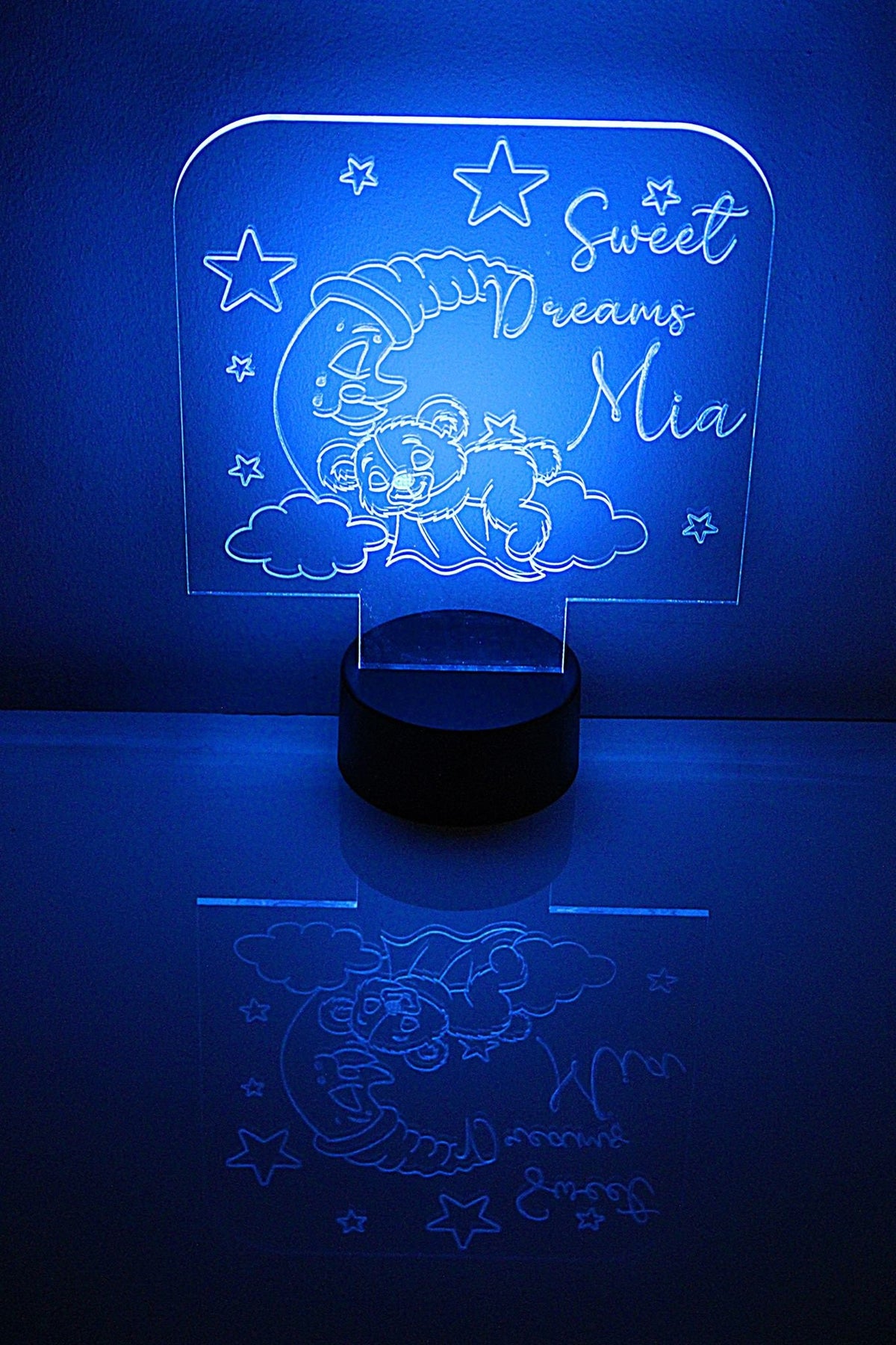 Nursery Lamp - 'Sweet Dreams' Cute Koala & Moon LED Light