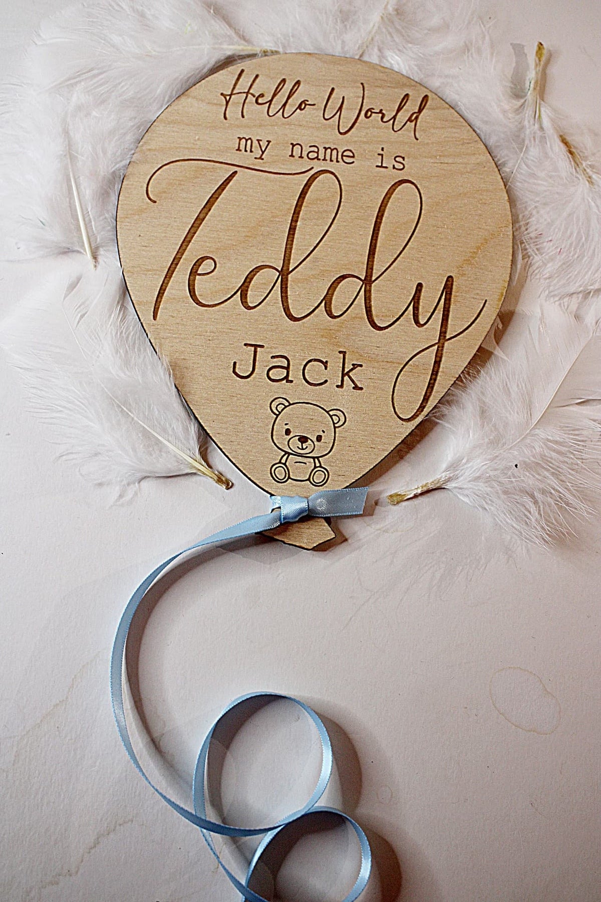 Personalised Baby Arrival Sign