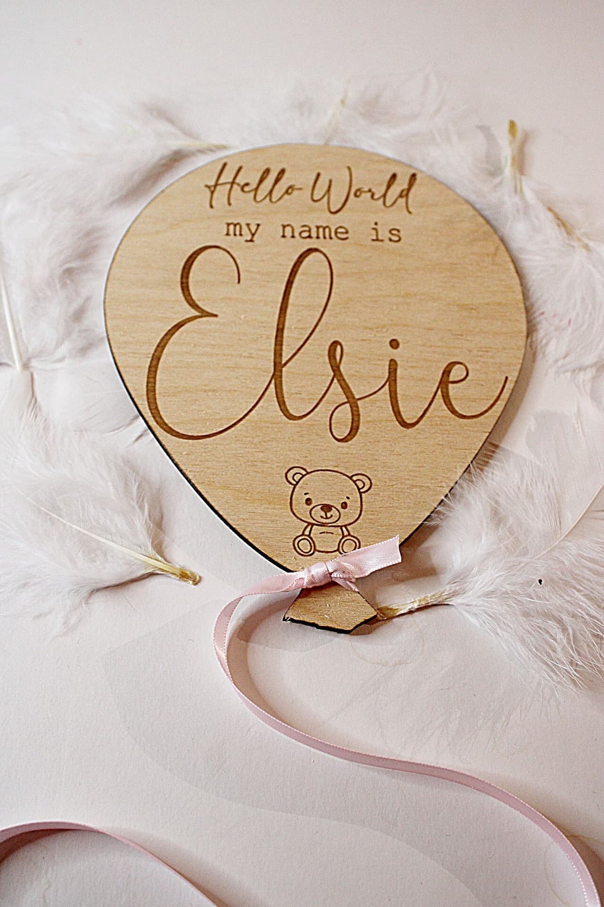 Personalised Baby Arrival Sign
