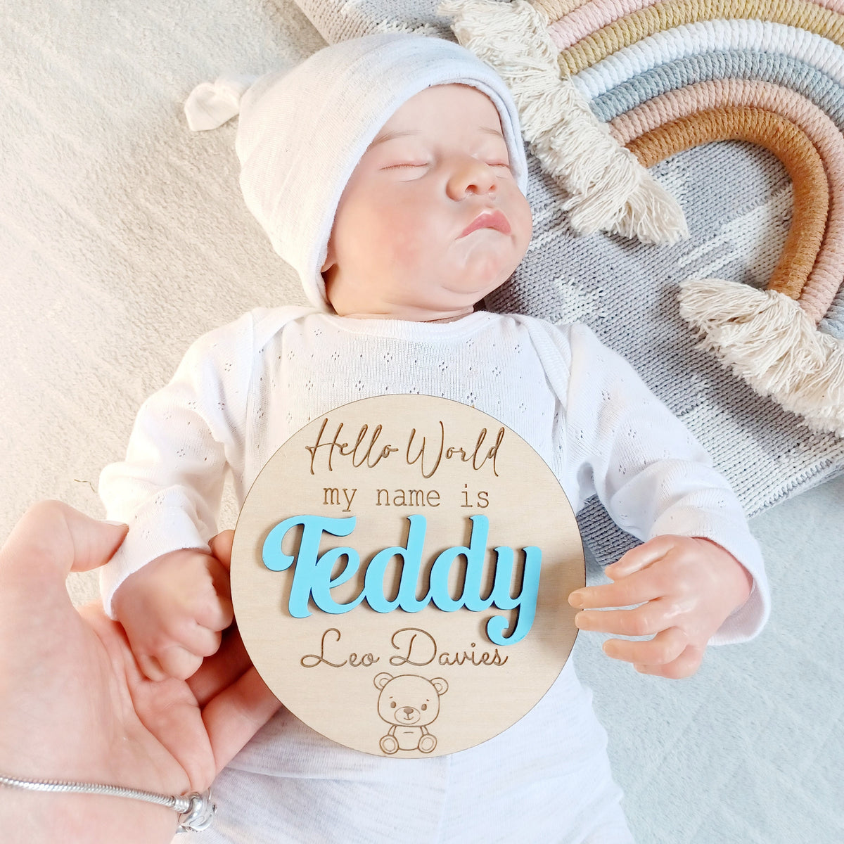 Wooden Baby Milestone Cards 2