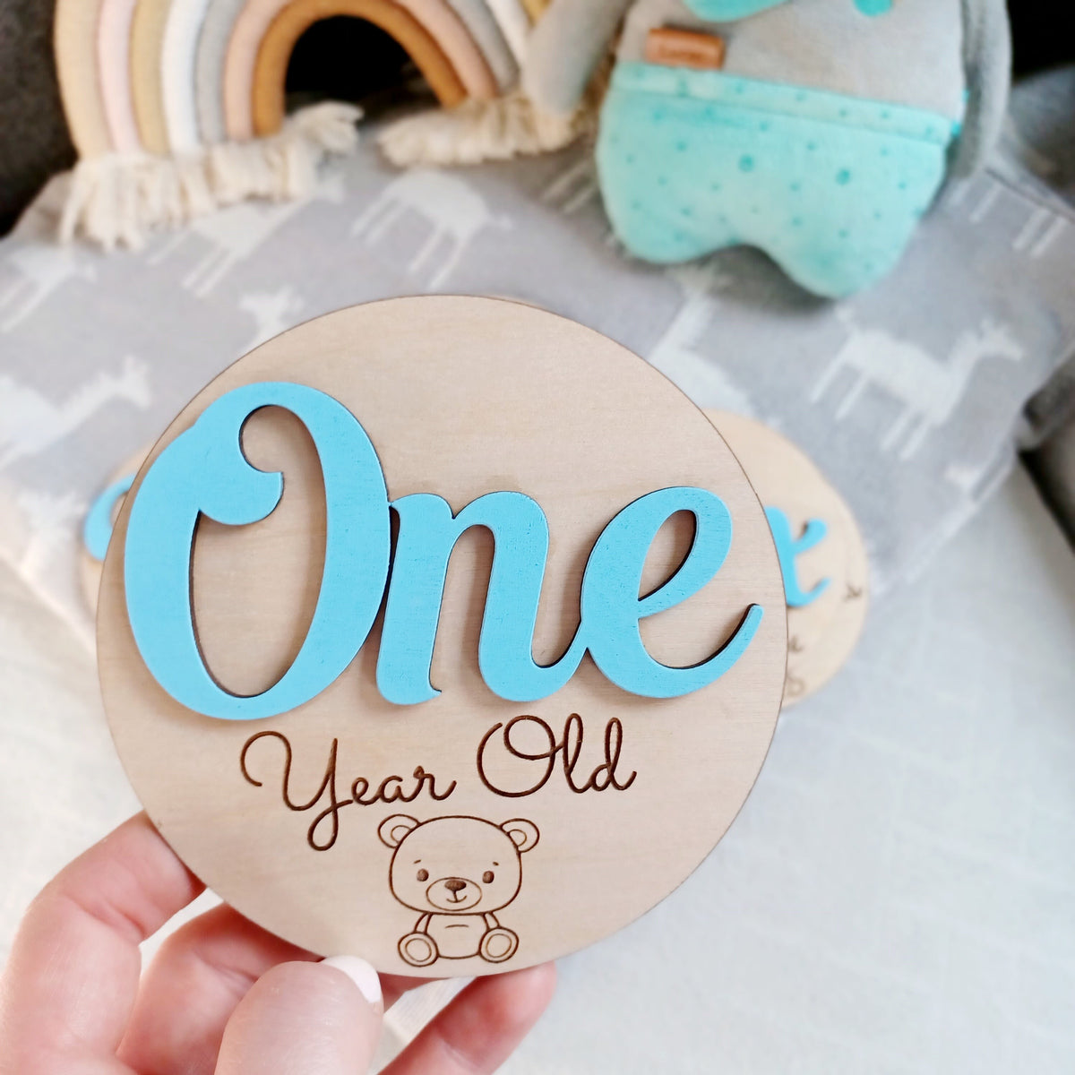 Single Baby Milestone Card