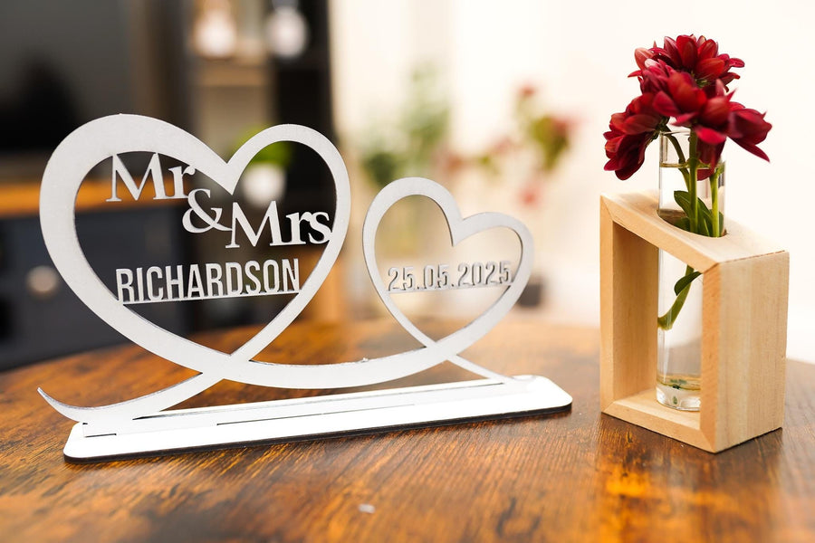 Personalised Mr & Mrs Wedding Plaque