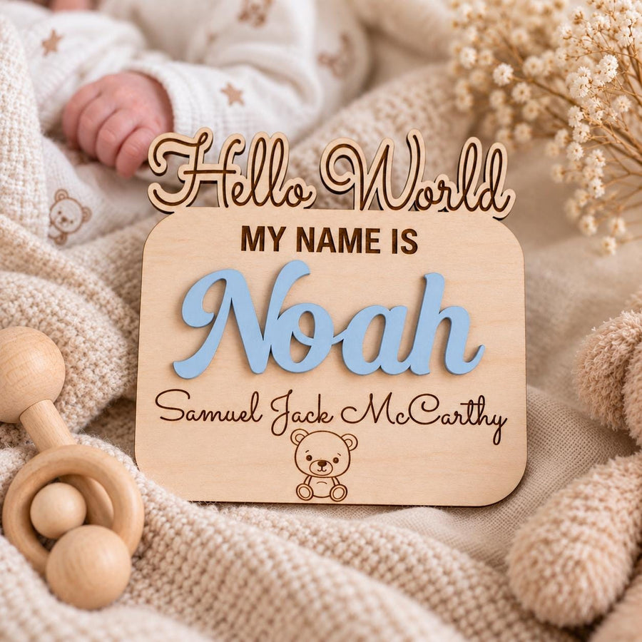 Personalized Pregnancy Announcement Sign