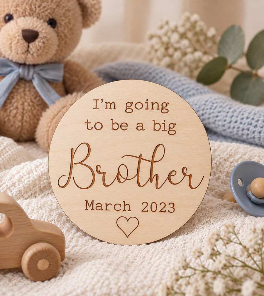 I'm going to be a Big Brother Baby Plaque
