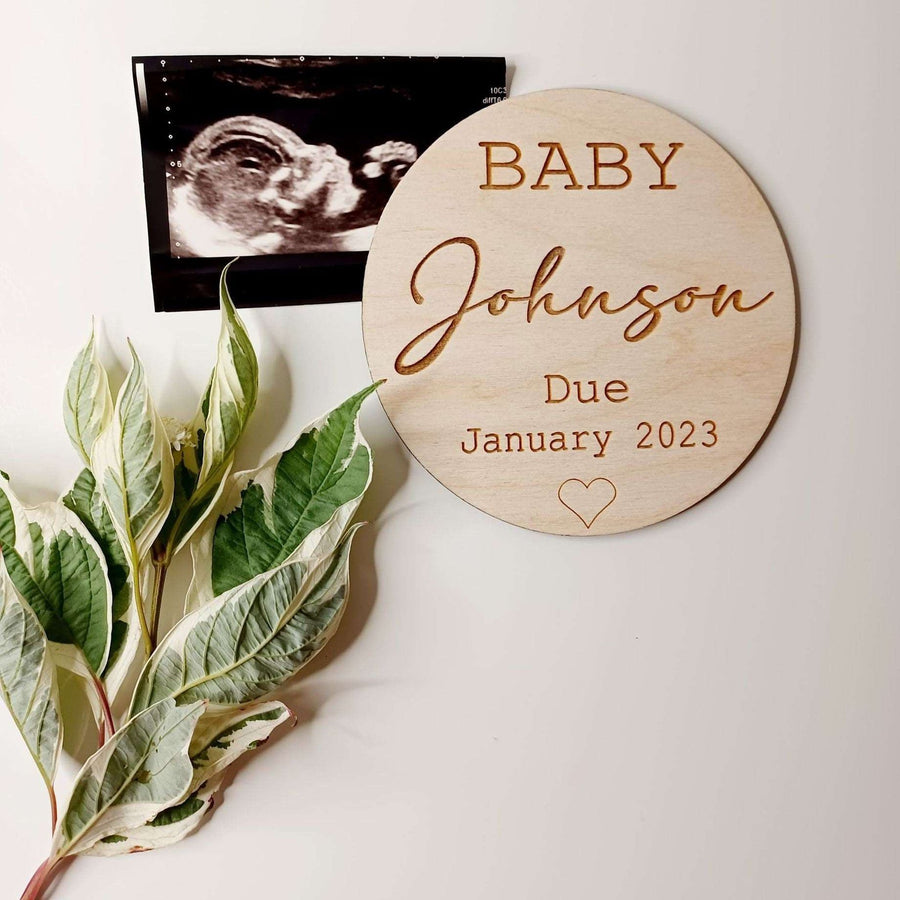Custom Birth Announcement Plaque
