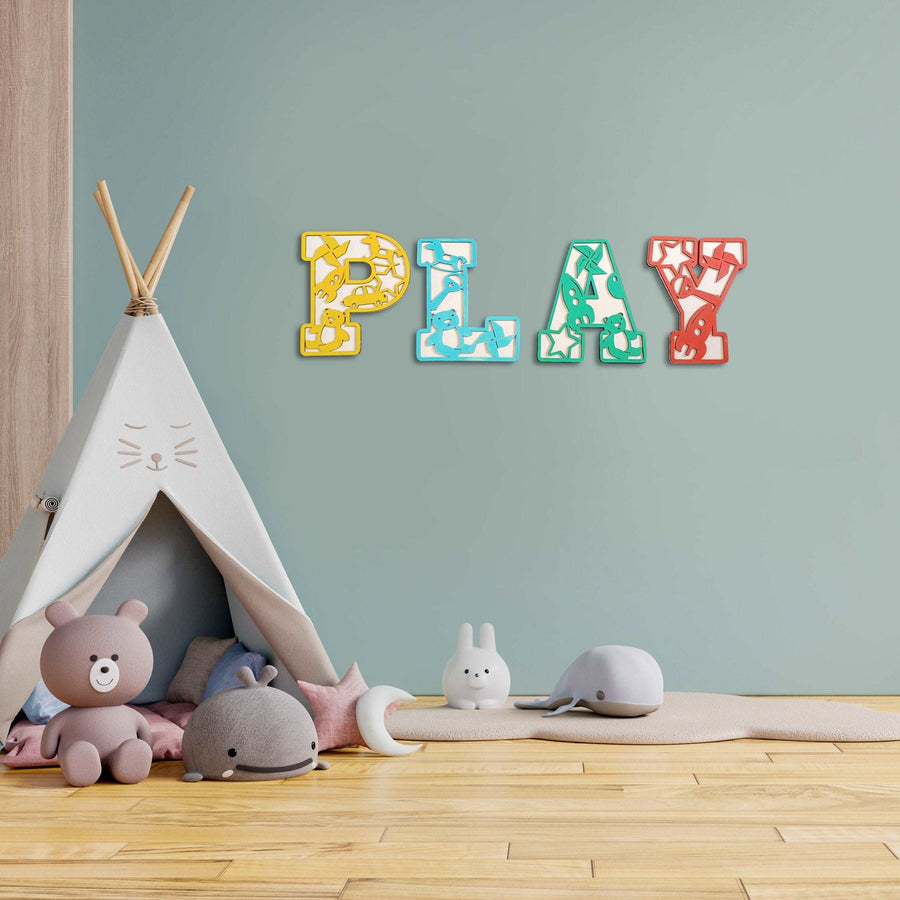 3D Wooden Name Sign - Baby Nursery