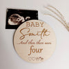Custom Pregnancy Announcement Plaque