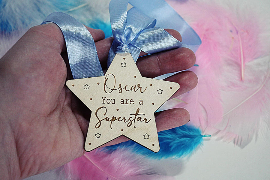 Personalised Class Name Badge 'You are a Superstar!