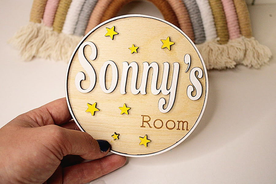 Personalised Kids Bedroom Sign