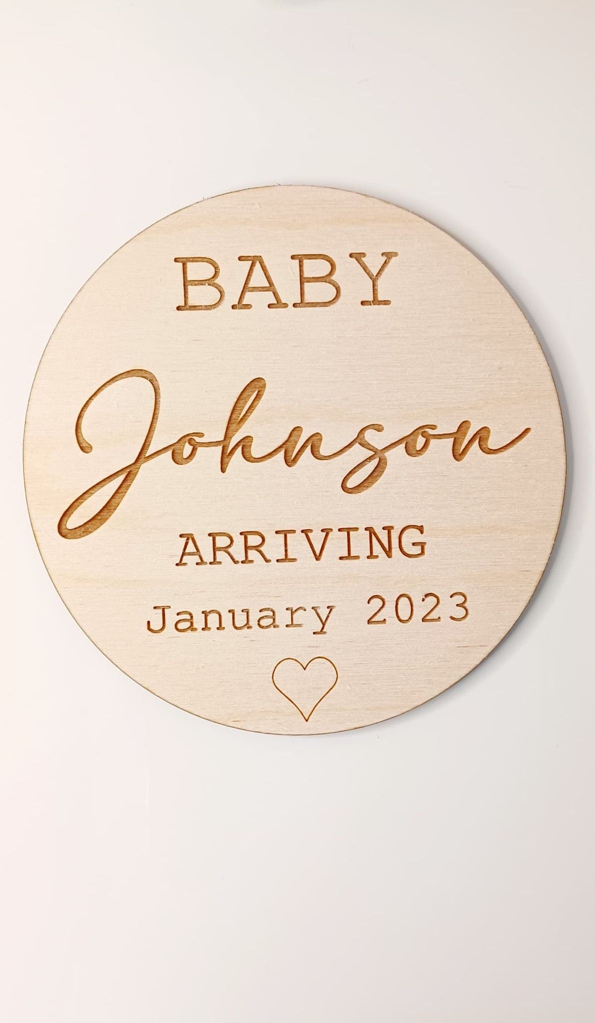 New Baby Arrival Announcement Sign