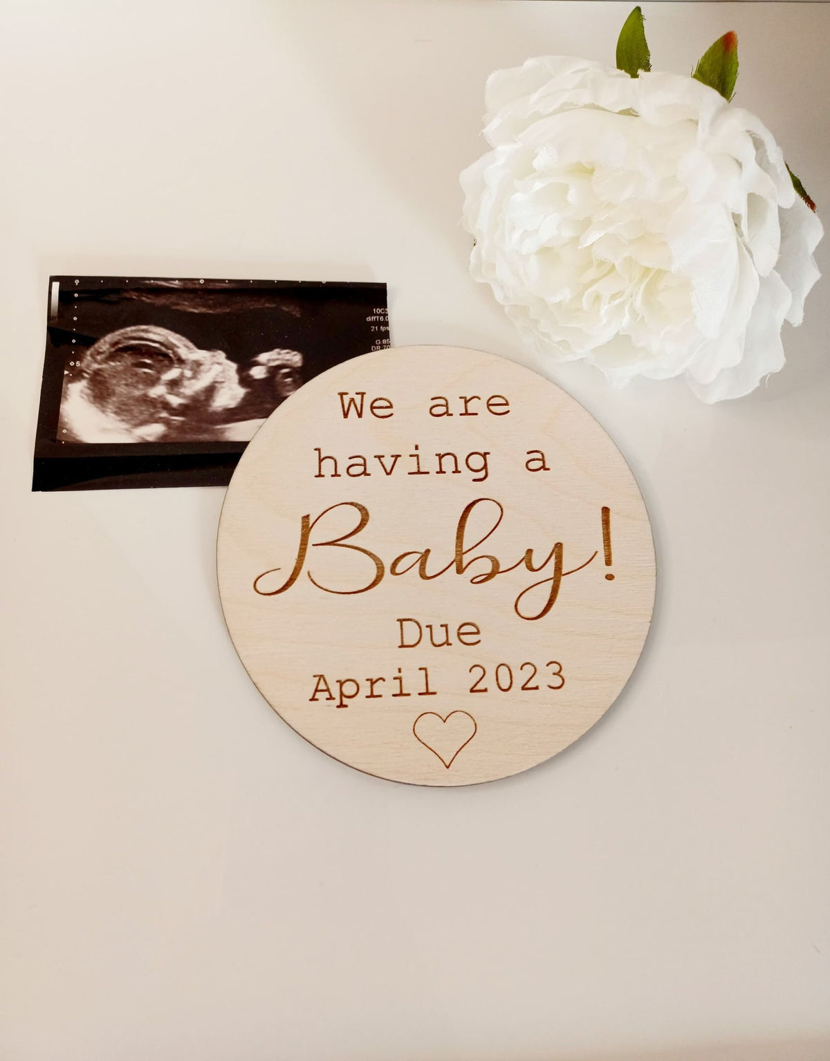 Personalised Pregnancy Announcement