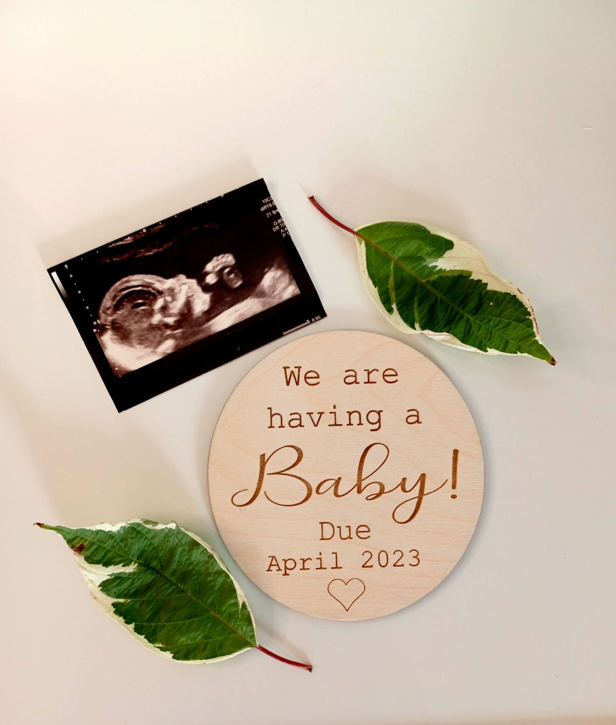 Personalised Pregnancy Announcement