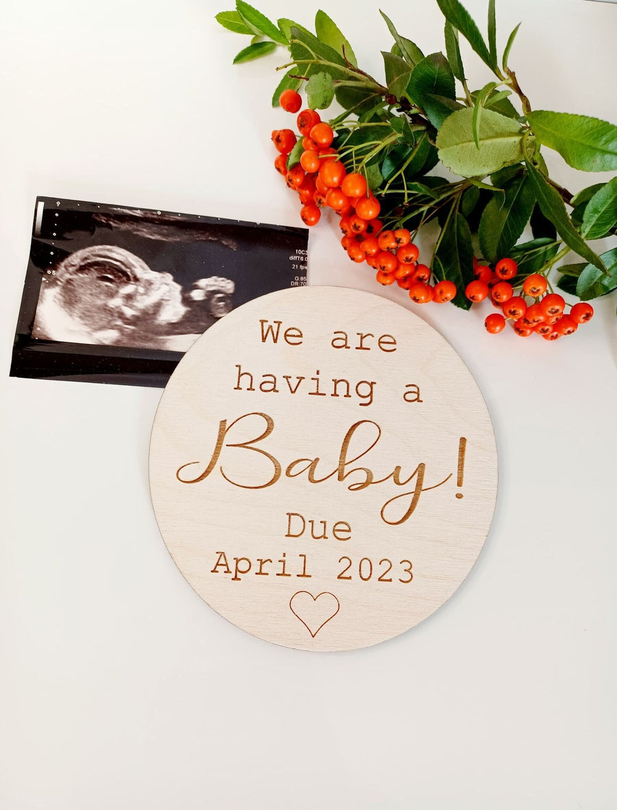 Personalised Pregnancy Announcement