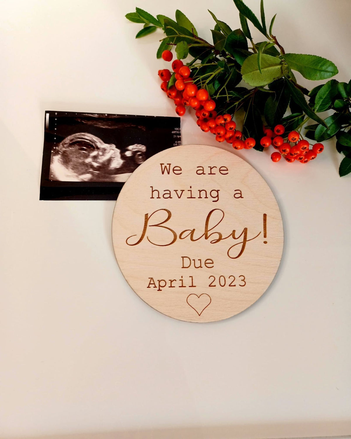 Personalised Pregnancy Announcement