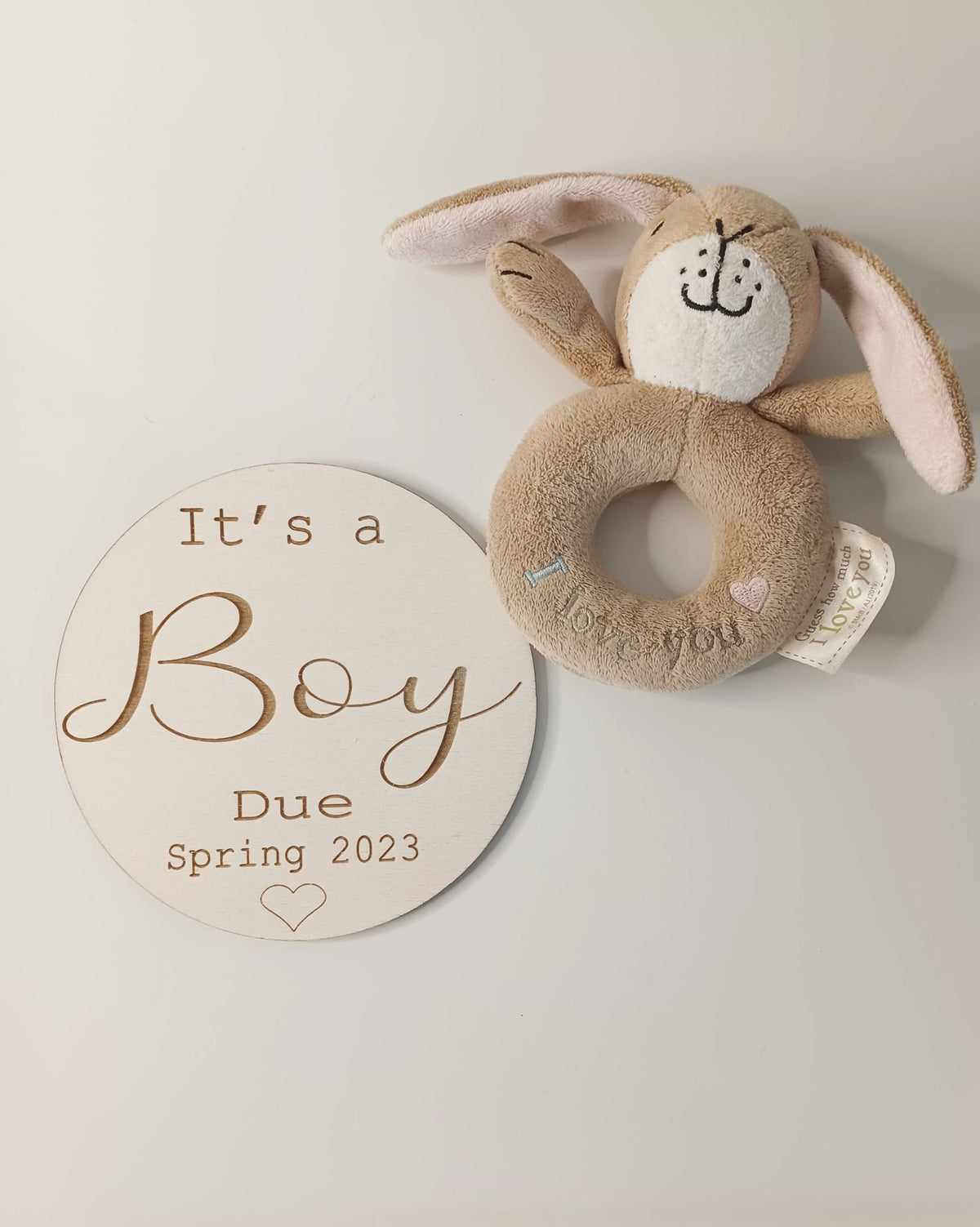 Personalised Pregnancy Announcement Disc