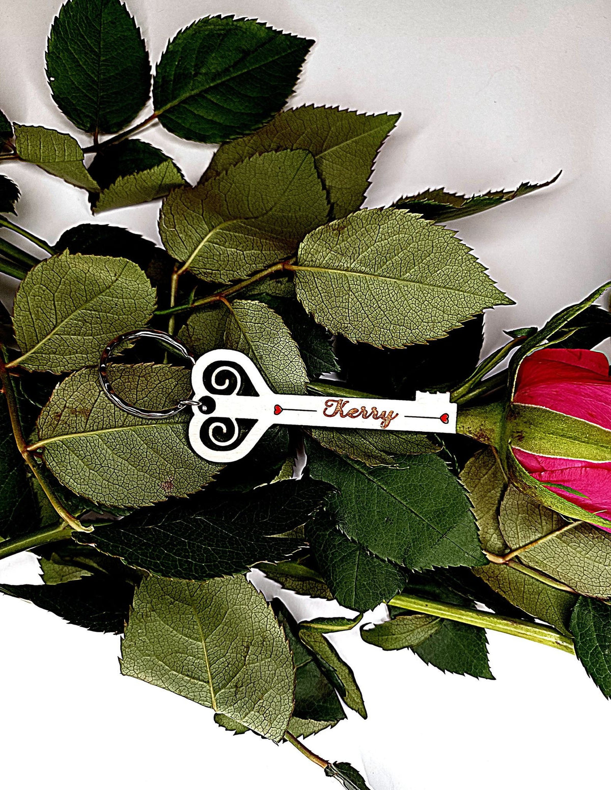 Key to My Heart Personalized Keychain