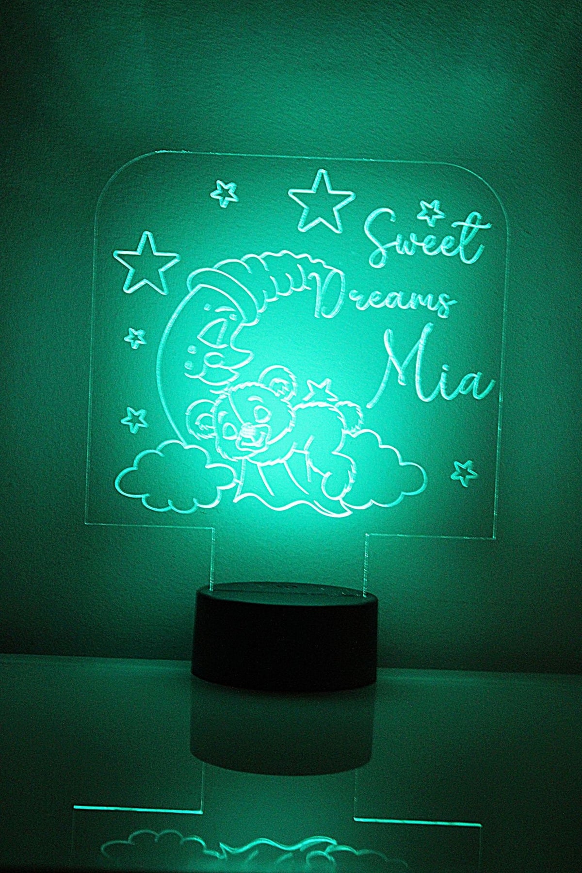 Nursery Lamp - 'Sweet Dreams' Cute Koala & Moon LED Light