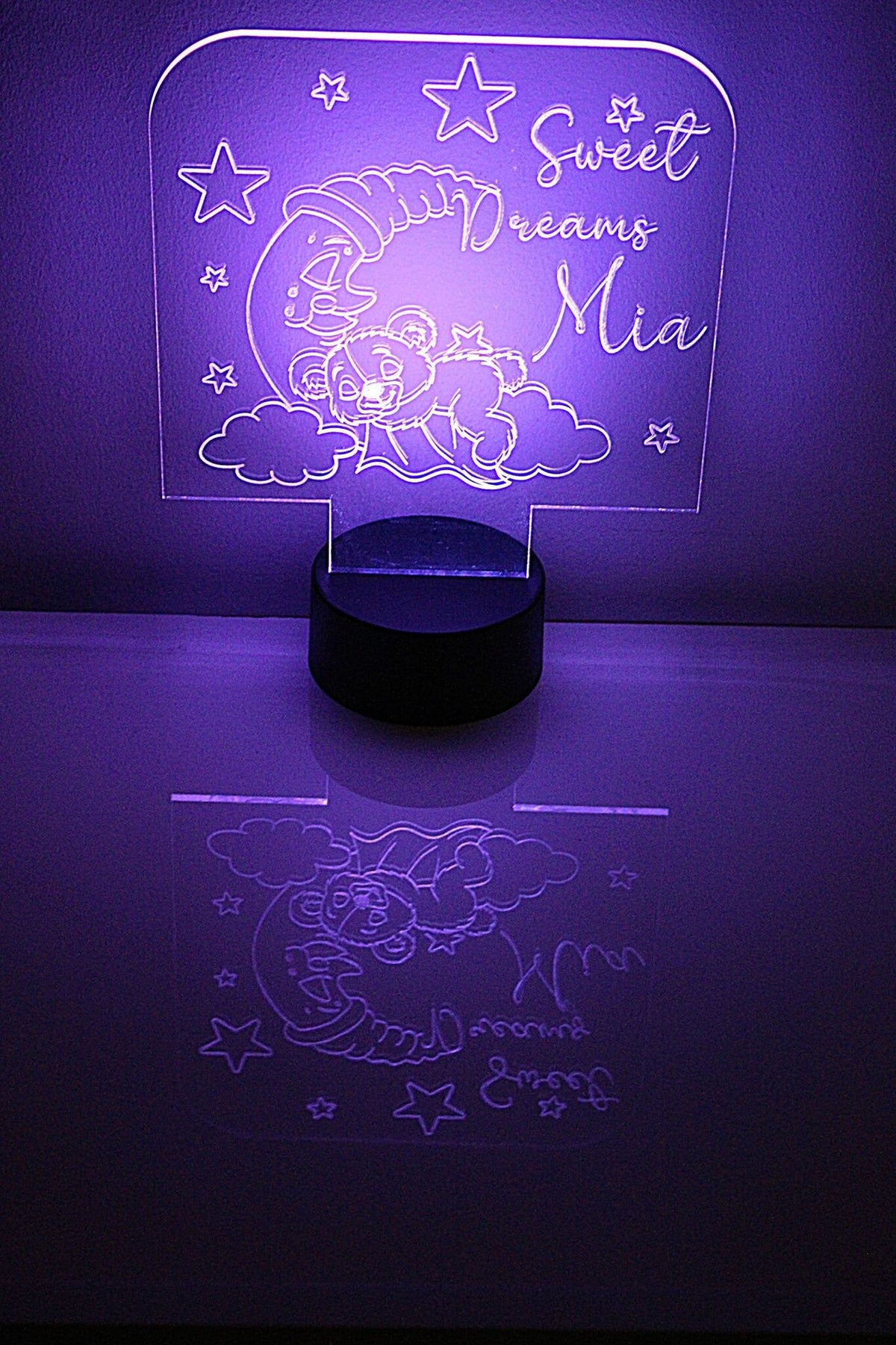 Nursery Lamp - 'Sweet Dreams' Cute Koala & Moon LED Light