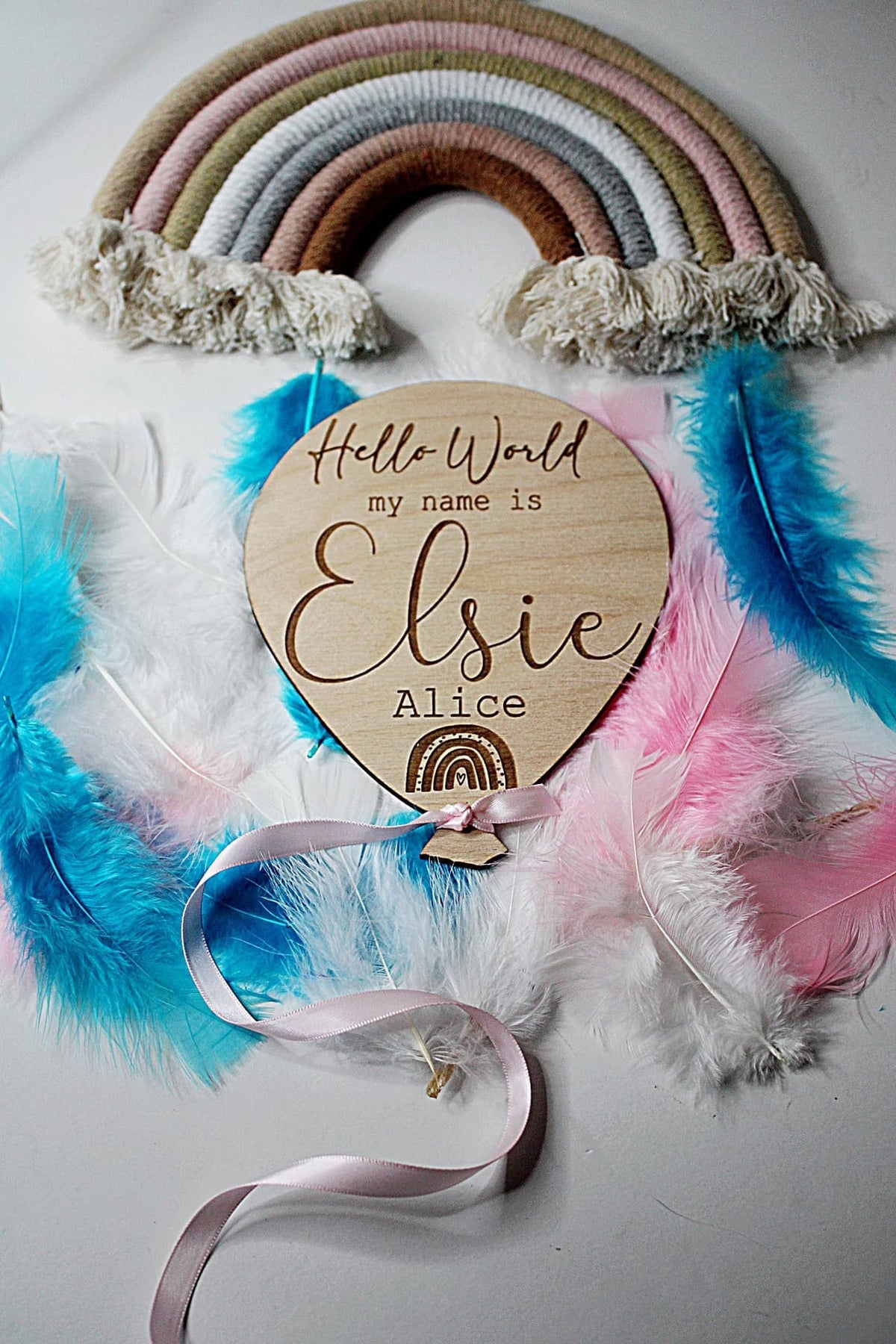 Personalised Baby Arrival Sign