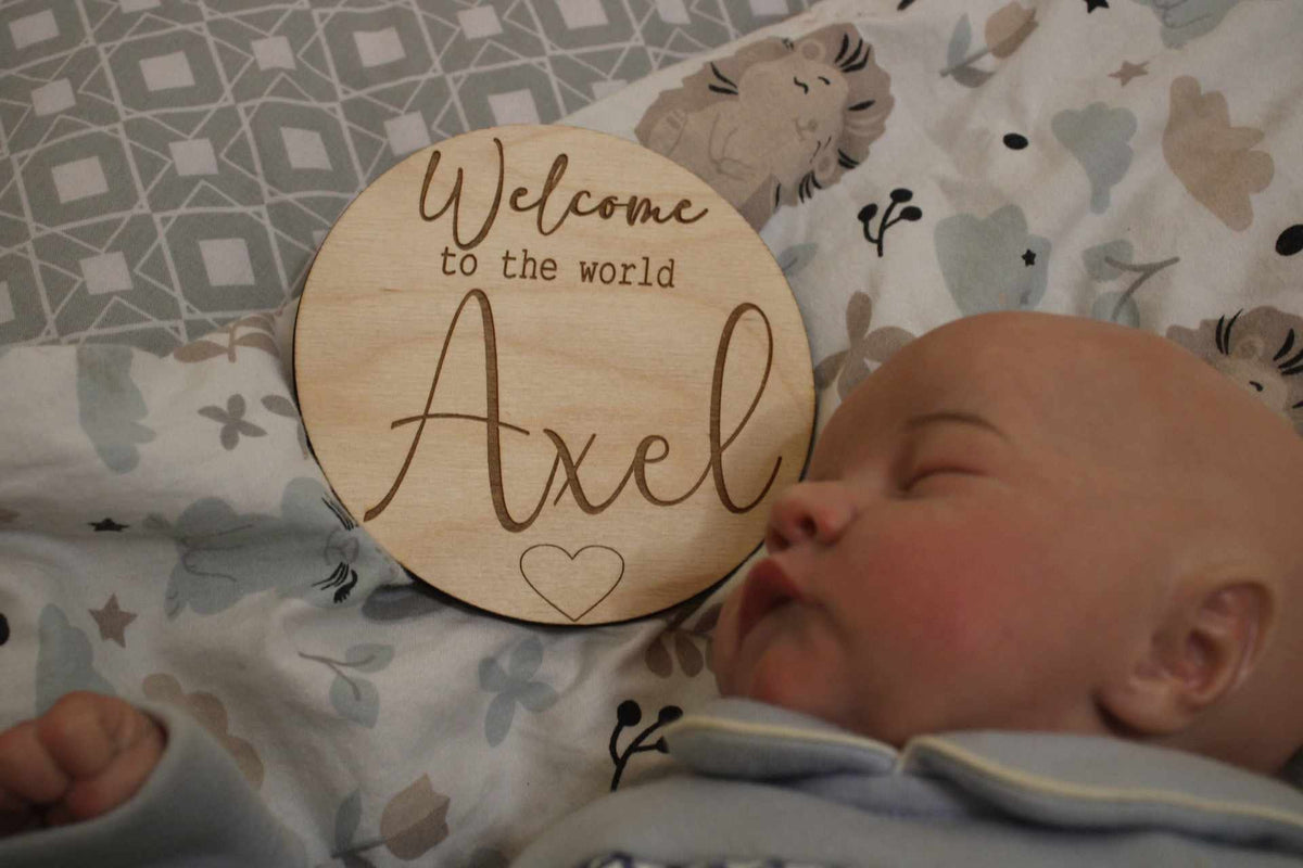 Personalised Baby Annoucement