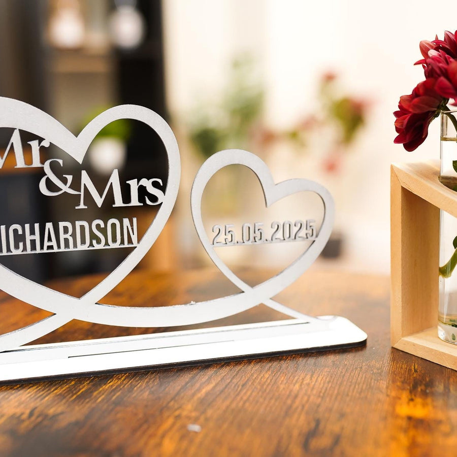 Personalised Mr & Mrs Wedding Plaque