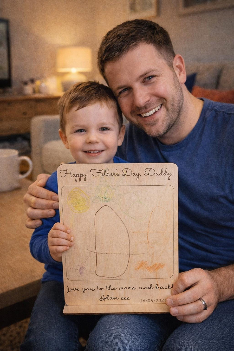 Children's Drawing Gift - Kids Art Wooden Keepsake