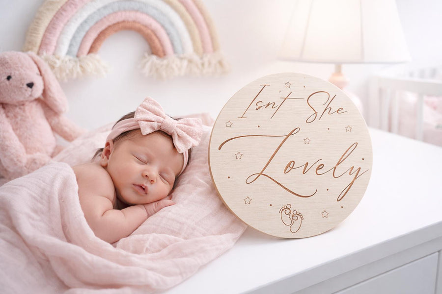 Isn't She Lovely / Isn't He Wonderful Newborn Sign