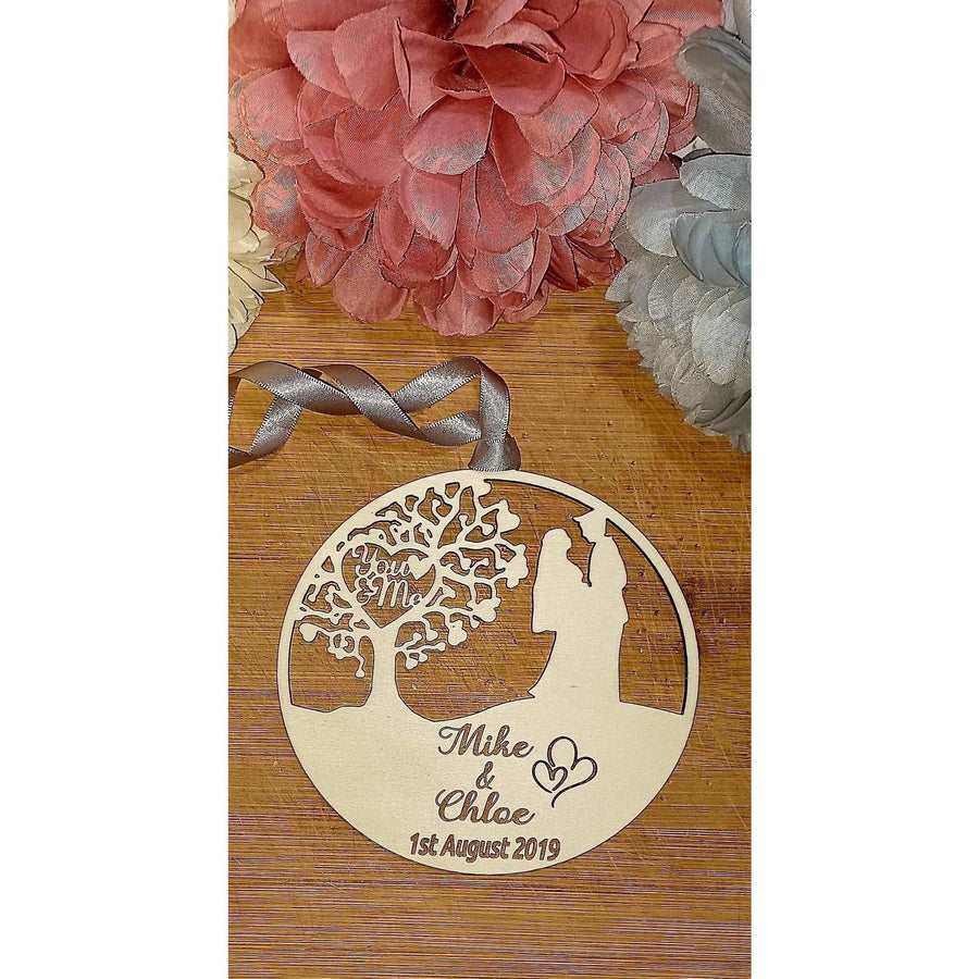 Personalised Wedding Anniversary Ornament