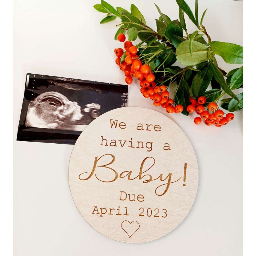 Personalised Pregnancy Announcement