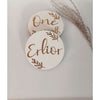 Wooden Milestone Card Disc