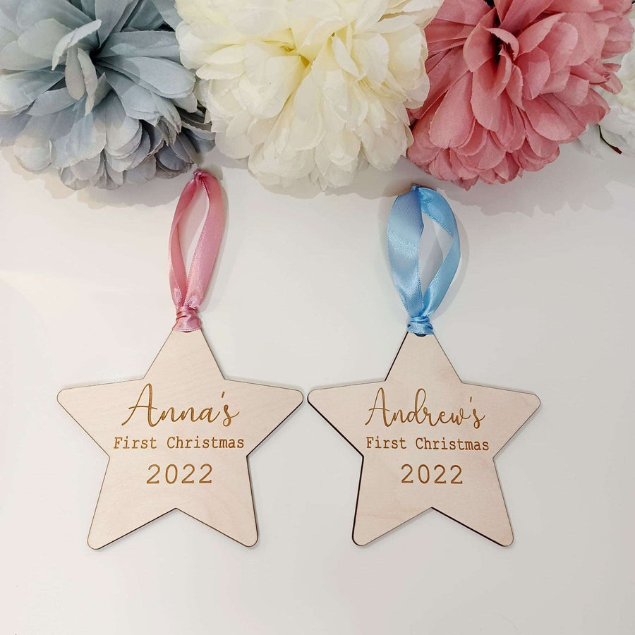 Personalised First Christmas Ornament