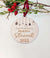 Personalised 1st Married Christmas Bauble