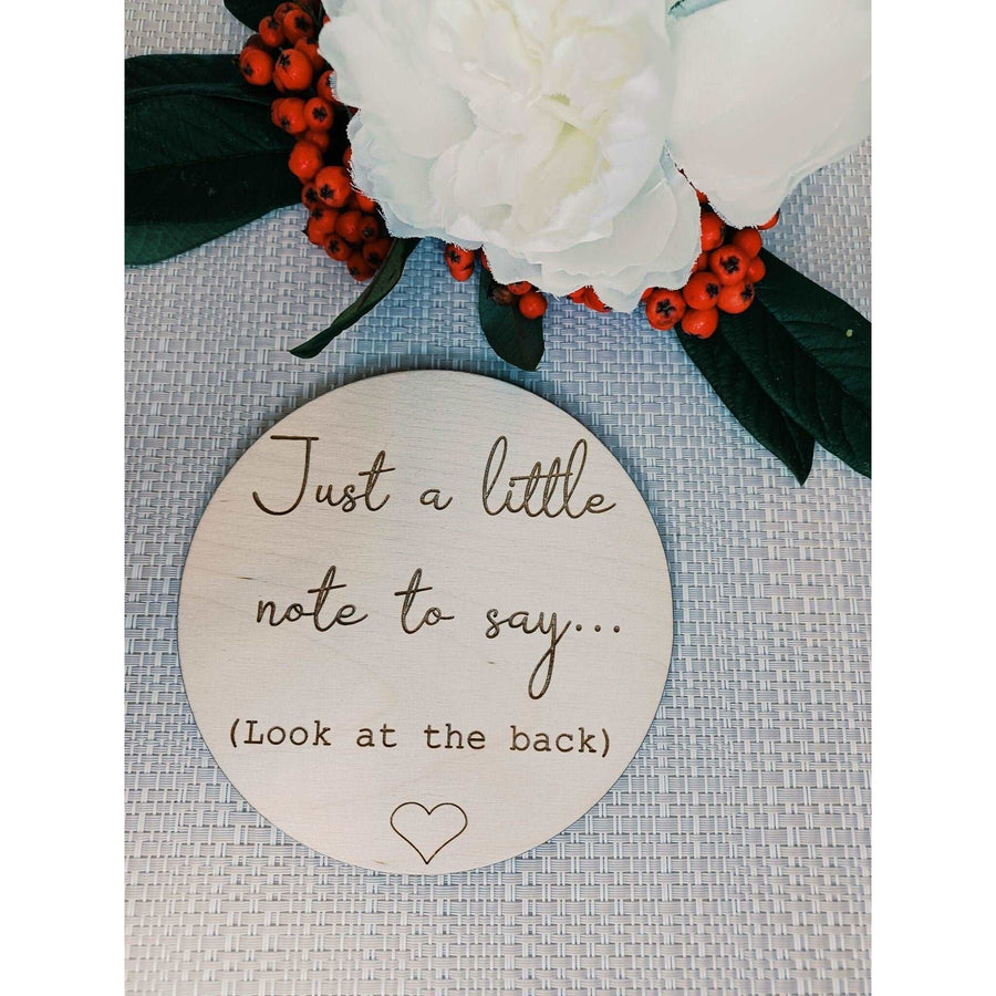 Custom Baby Coming Soon Plaque