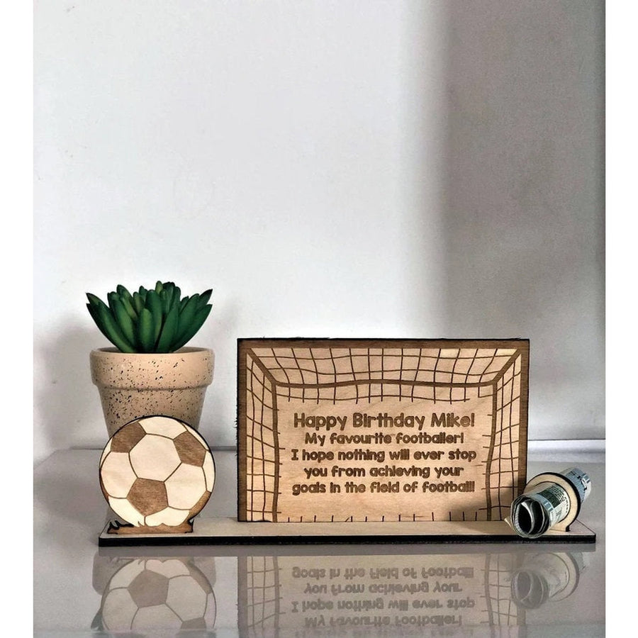 Personalised Football Money Holder
