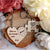 "You Are My Missing Piece" Heart Keyring Set