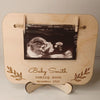 Wooden Baby Scan Pregnancy Announcement Sign