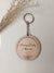 Personalised I Love You Daddy Keyring