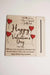 Valentines Day Wooden Card 